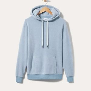 FEAT BlanketBlend Blue Hoodie Front Pocket SZ Medium